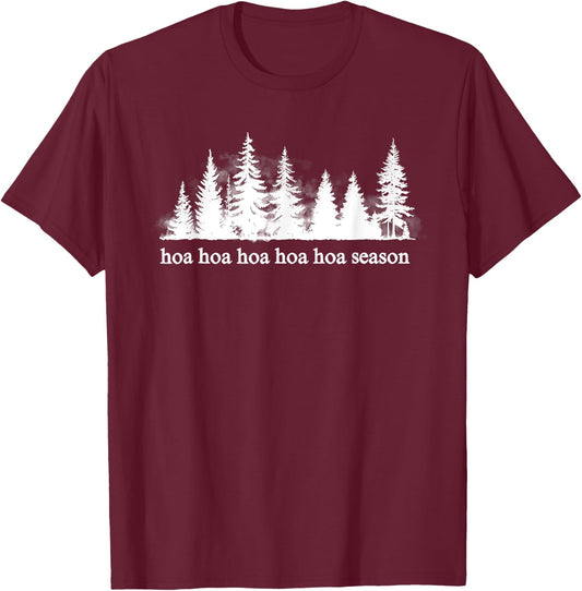 (toi mau) hoa hoa hoa hoa hoa Season Christmas T-Shirt - T-Shirt | Maroon
