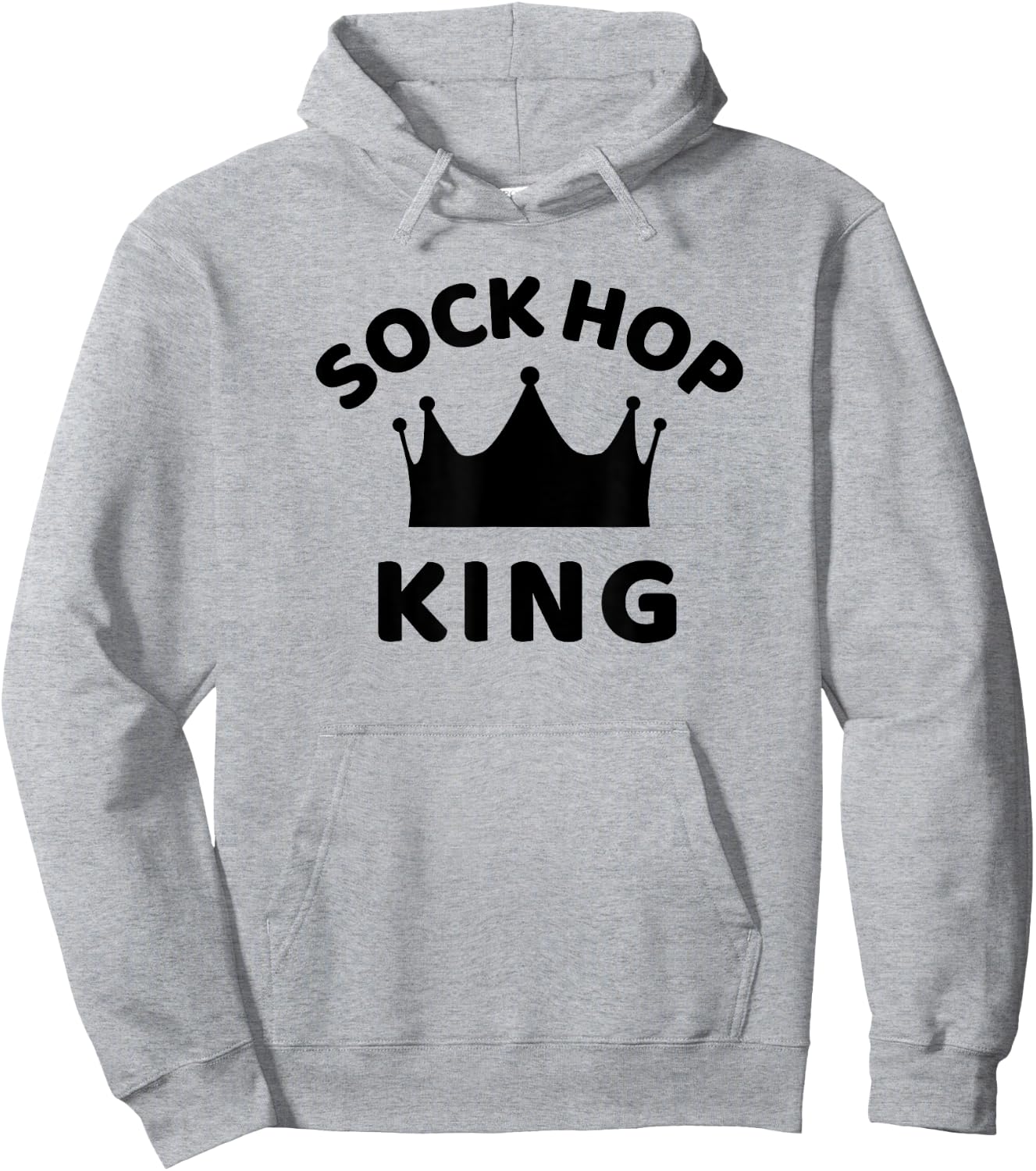 Sock Hop King 1950s Party Sock Hop Dance Hoodie - Hoodie | Ash