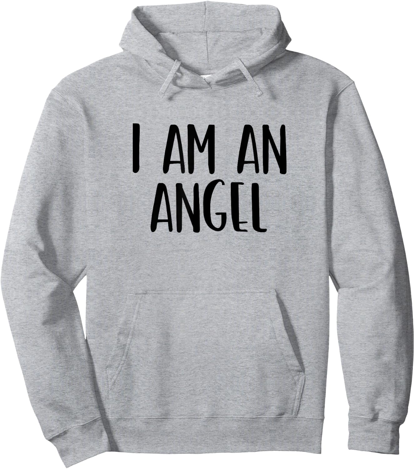 I Am A Angel Halloween I'm Simple Costume Lazy Hoodie - Hoodie | Ash