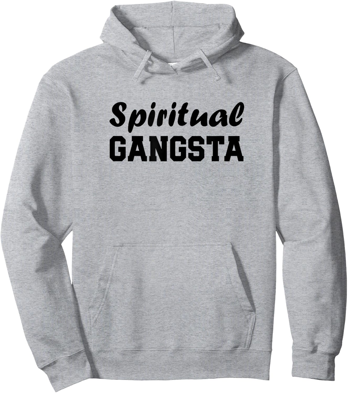 Yogi Shirt Funny Spiritual Gangsta Shirt Hoodie - Hoodie | Ash