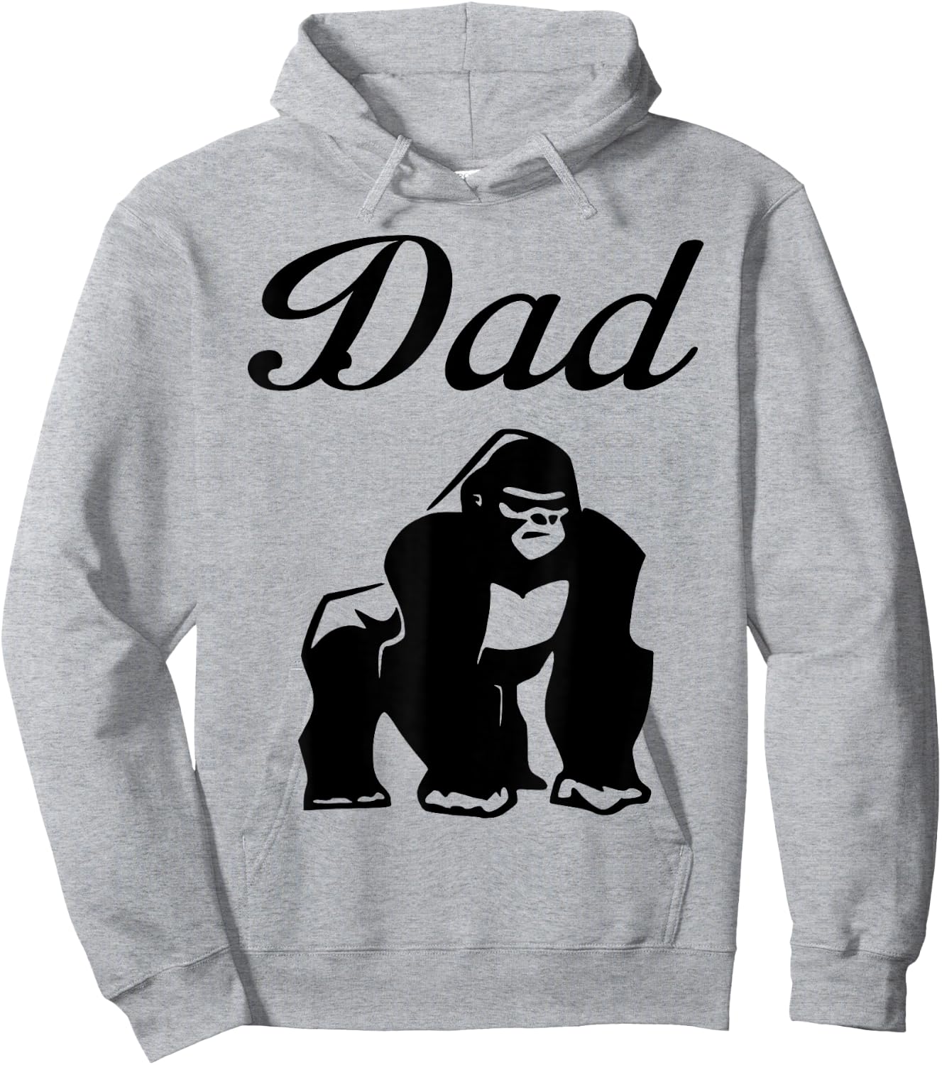Gorilla Proud Dad Hoodie - Hoodie | Ash