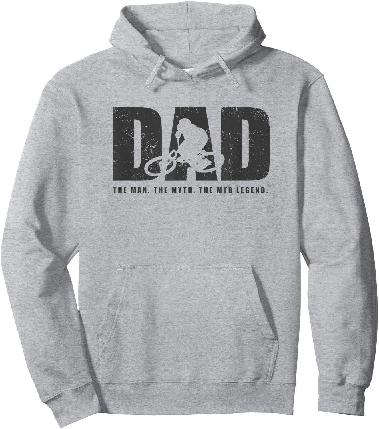 MTB Dad Mountain Bike Hoodie - Hoodie | Ash