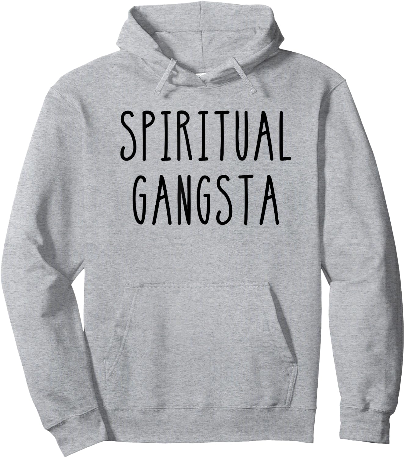 Yogi Funny Yoga Spiritual Gangsta Hoodie - Hoodie | Ash