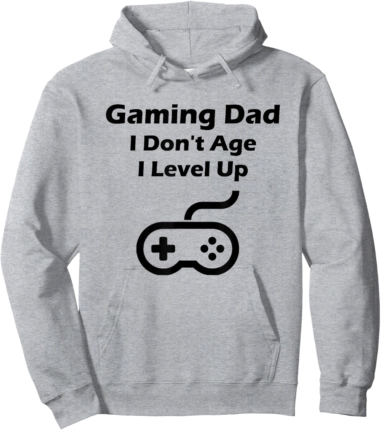 Funny Gaming Dad I Don't Age I Level Up Gift Hoodie - Hoodie | Ash