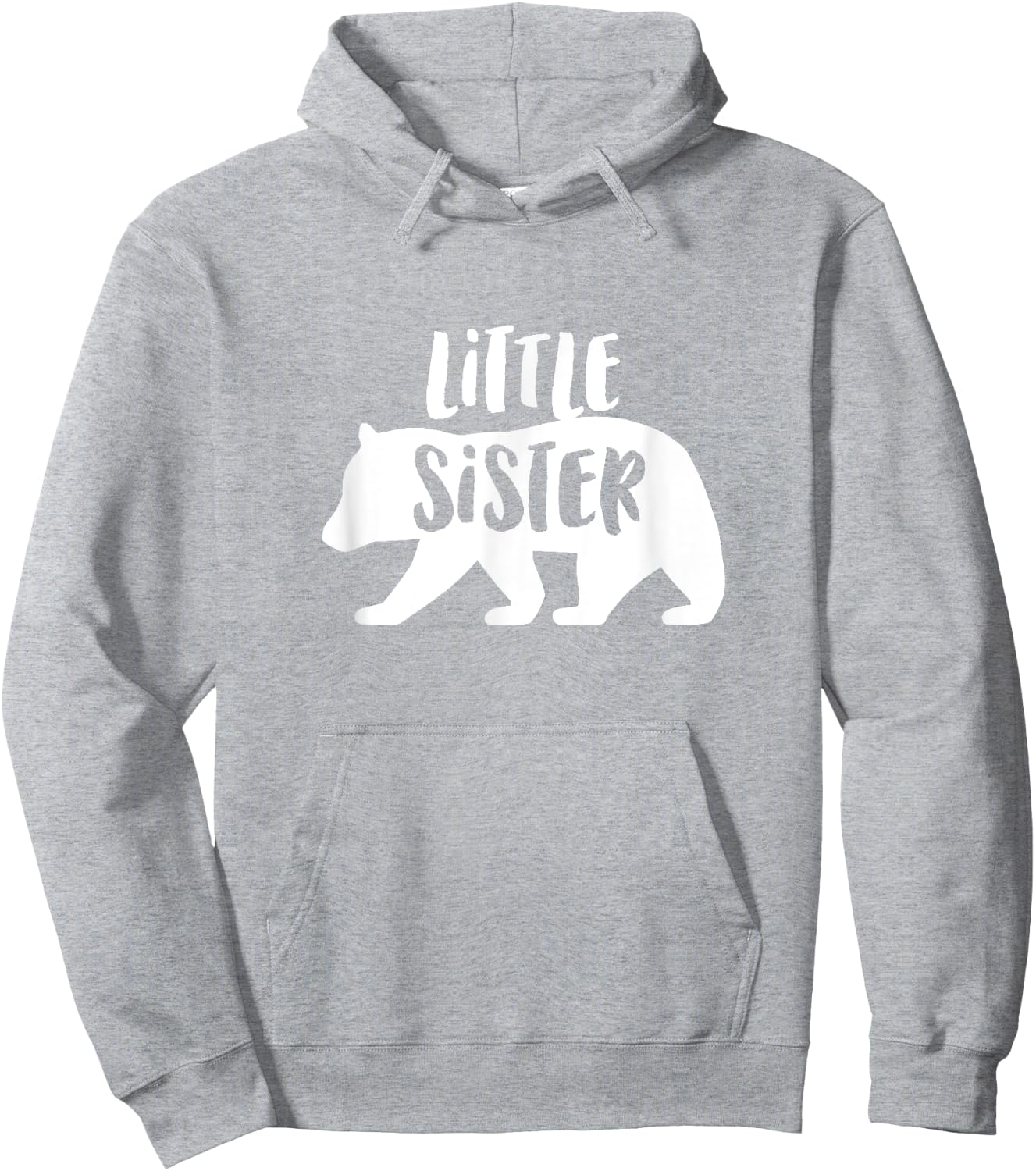Little Sister Bear Shirt Sister Bear Sister Hoodie - Hoodie | Ash