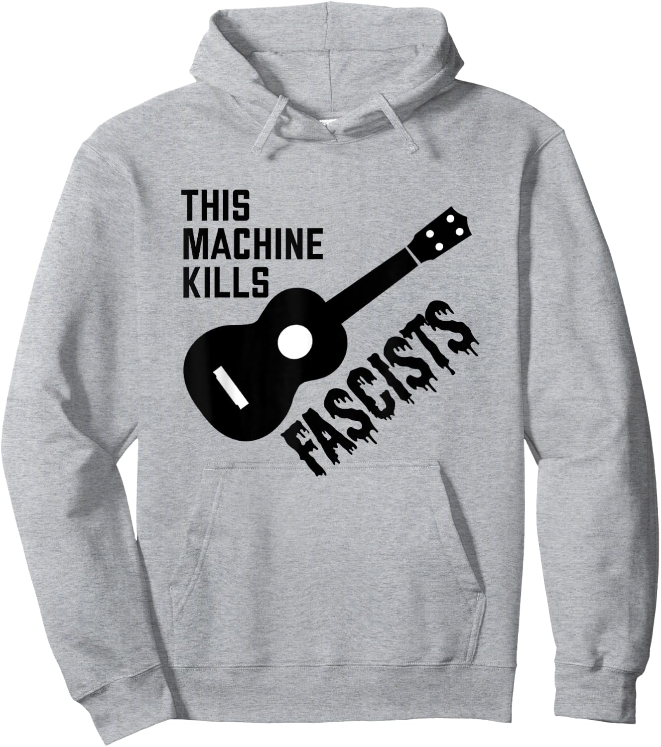 This Machine Kills Fascists Hoodie - Hoodie | Ash