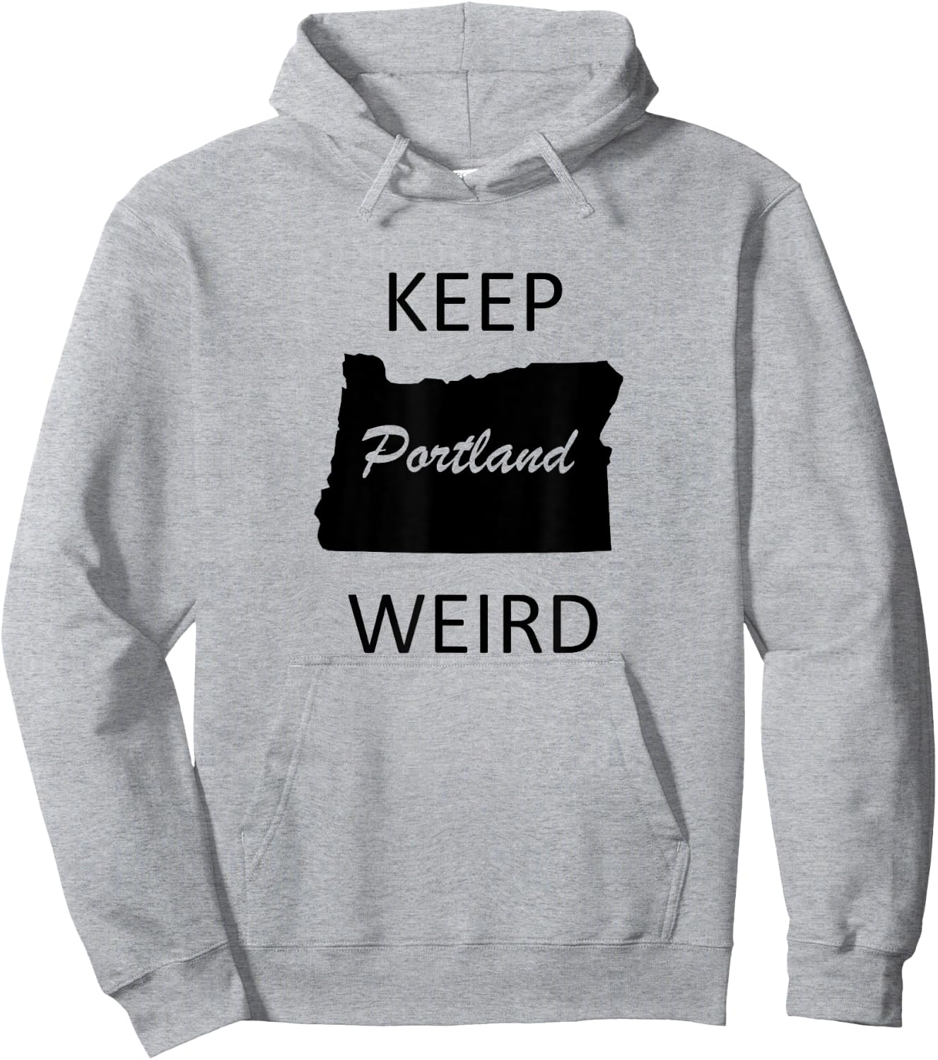 Keep Portland Weird Funny Gift Road Trip Oregon Hoodie - Hoodie | Ash