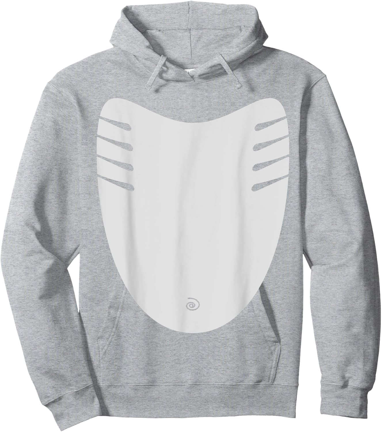 Shark Belly Costume Dolphin Animal Halloween Hoodie - Hoodie | Ash