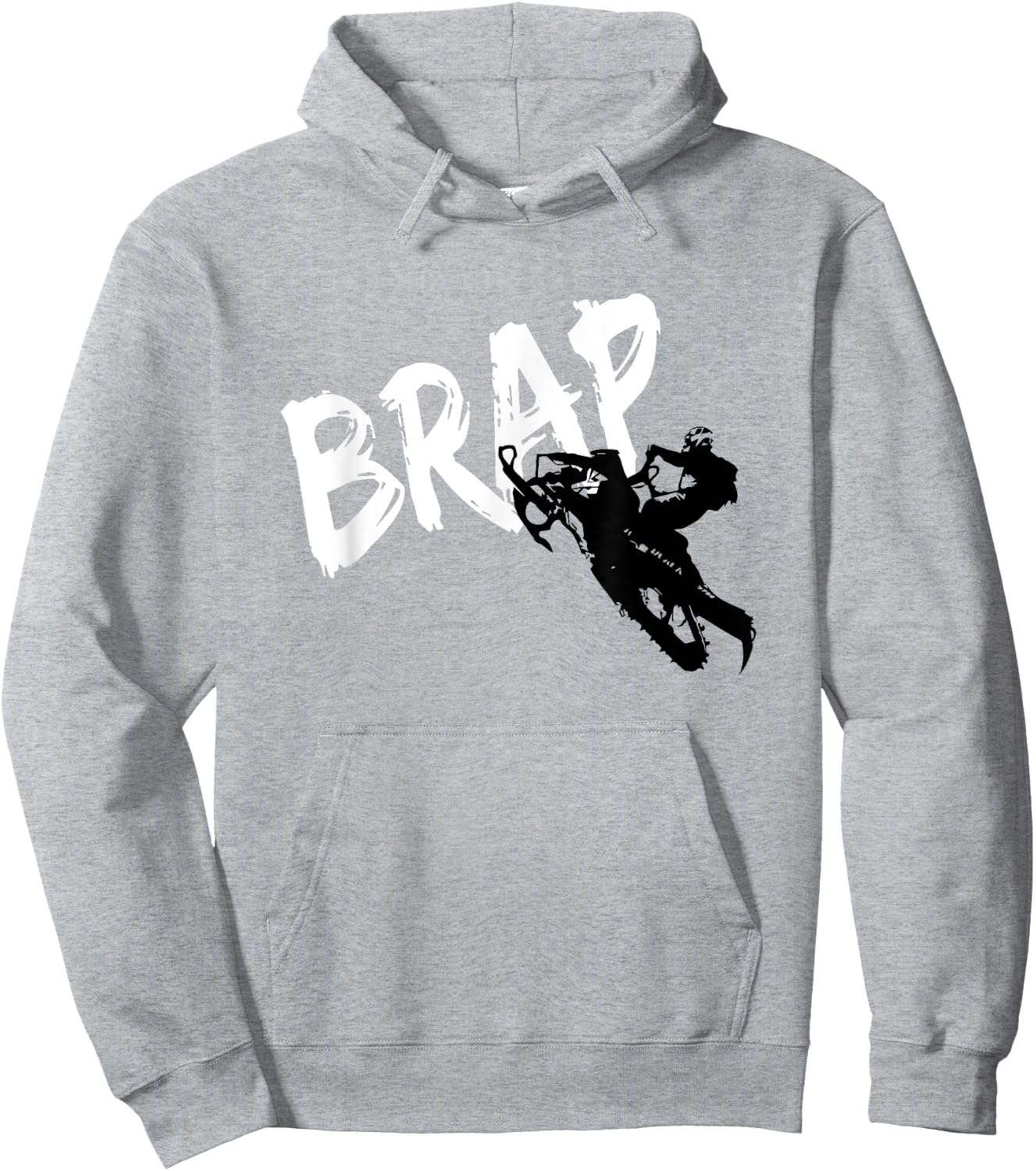Snowmobile Brap Snowmobile Hoodie - Hoodie | Ash