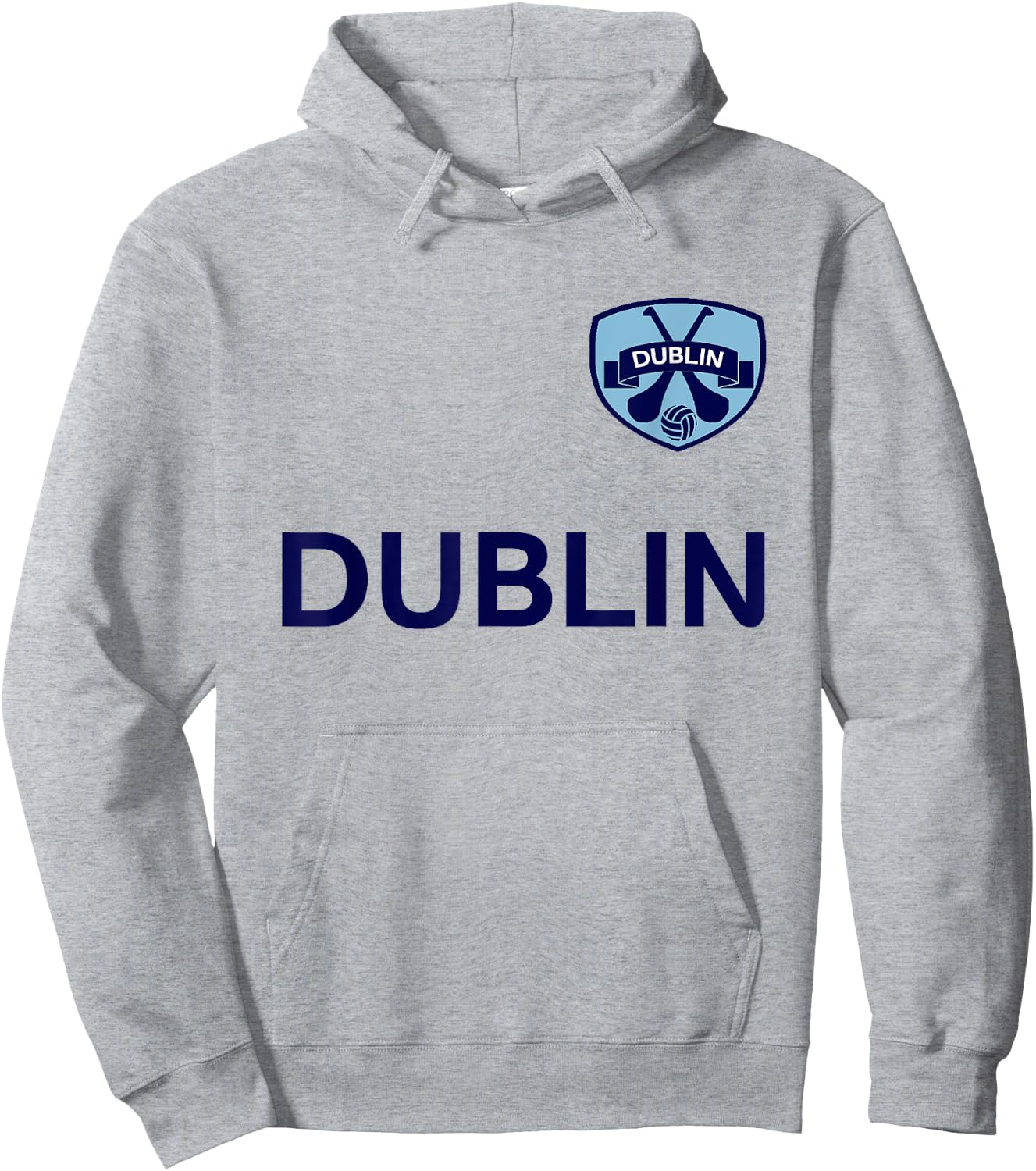 Ireland - County Dublin Football and Hurling Hoodie - Hoodie | Ash