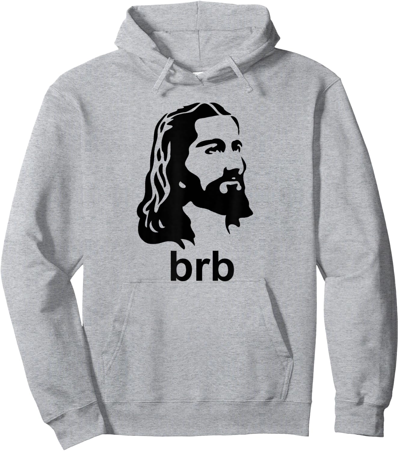 Jesus BRB Christian Apparel Shirt Hoodie - Hoodie | Ash