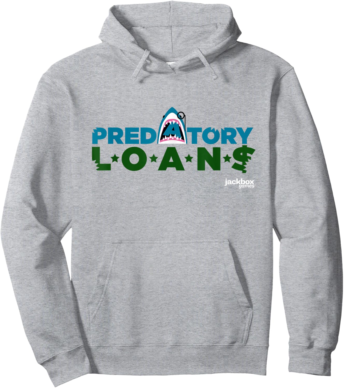 Bidiots Predatory Loans Hoodie - Hoodie | Ash