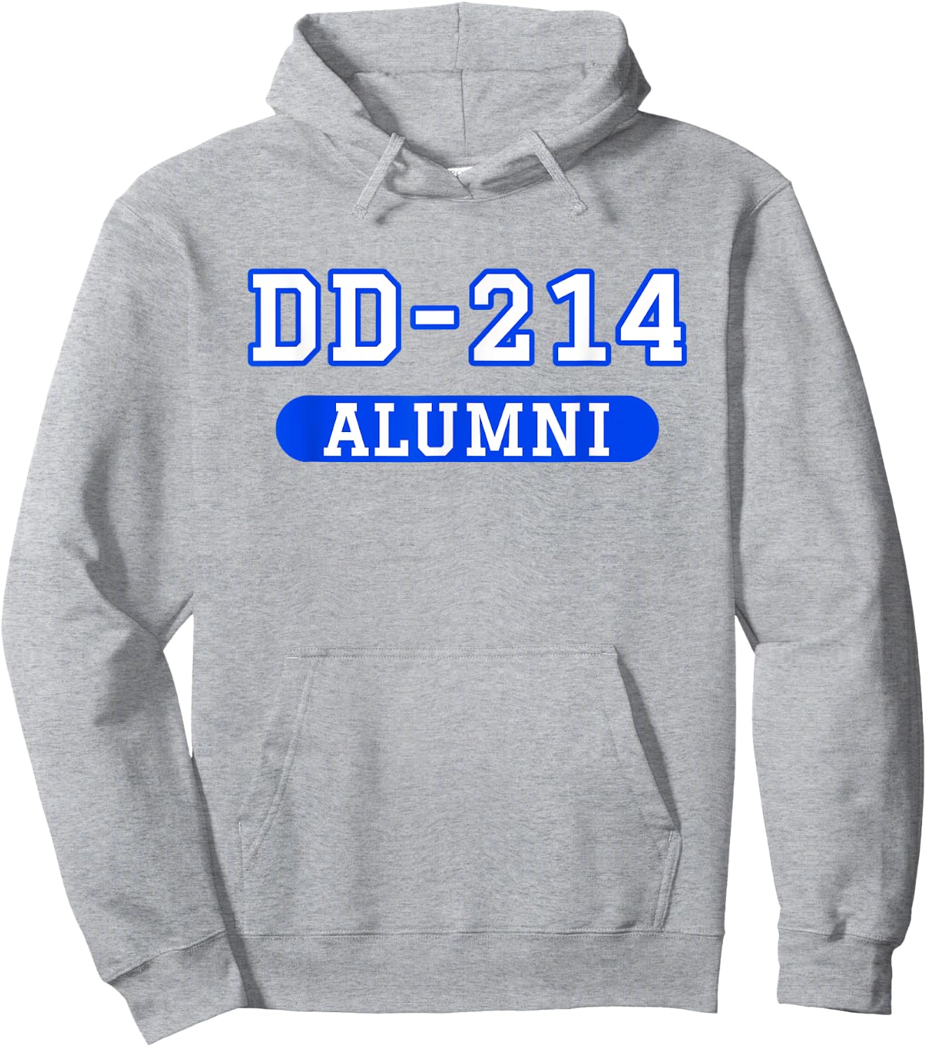 Patriotic DD-214 Alumni Men Hoodie - Hoodie | Ash