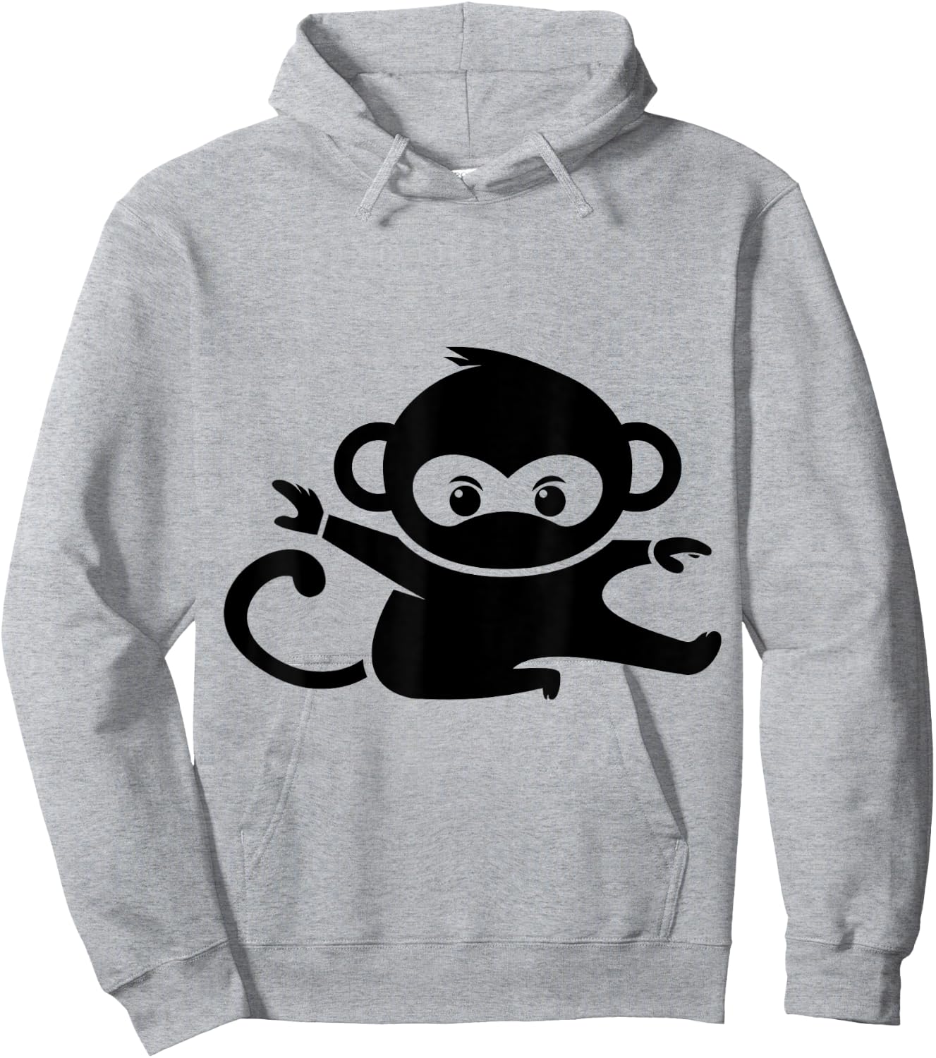 Ninja Monkey Hoodie - Hoodie | Ash