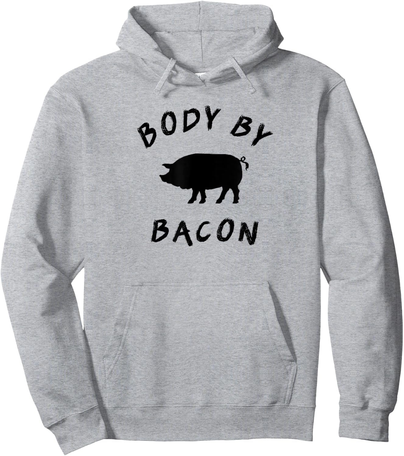 Body By Bacon Hoodie - Hoodie | Ash