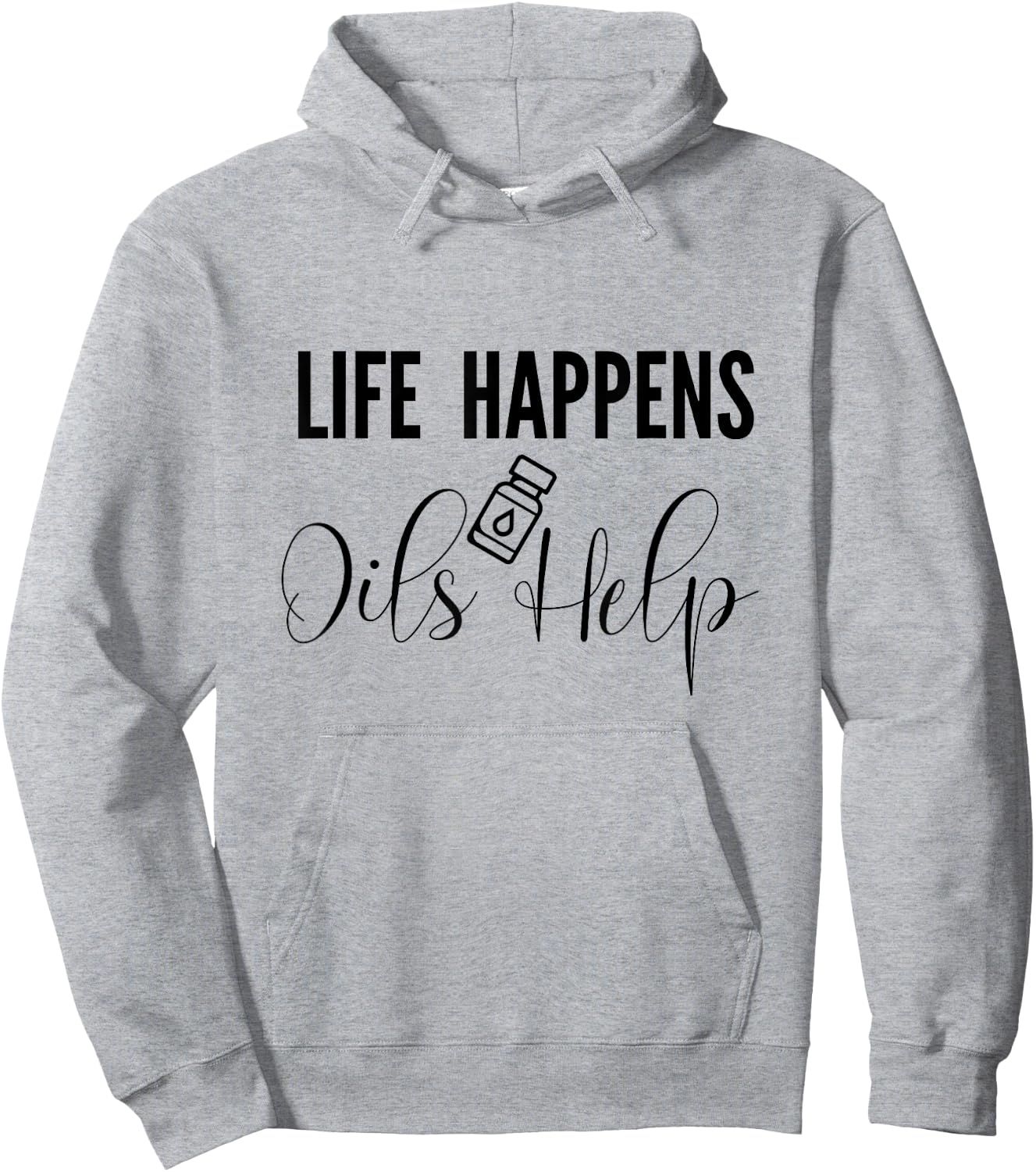 Funny Essential Oil Aromatherapy for Mom Dad Hoodie - Hoodie | Ash