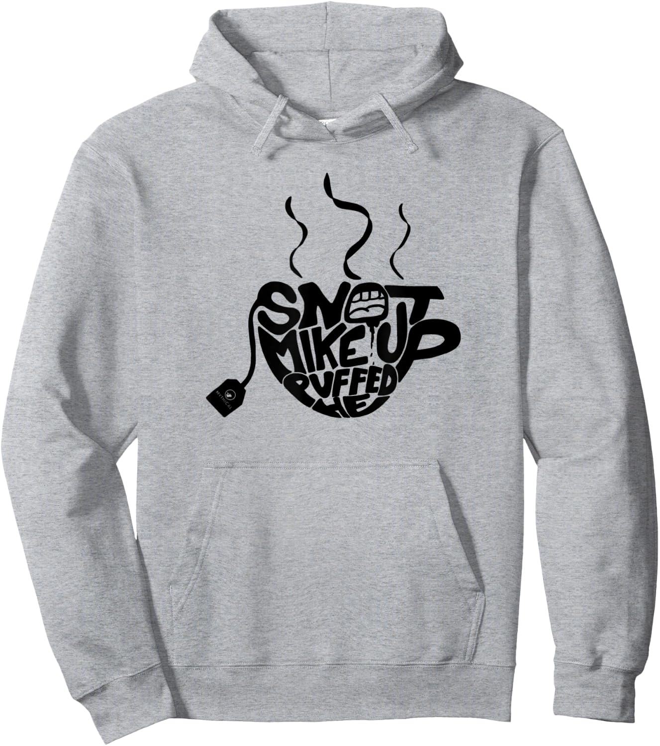 Snot Mike Up Puffed He (White) Hoodie - Hoodie | Ash