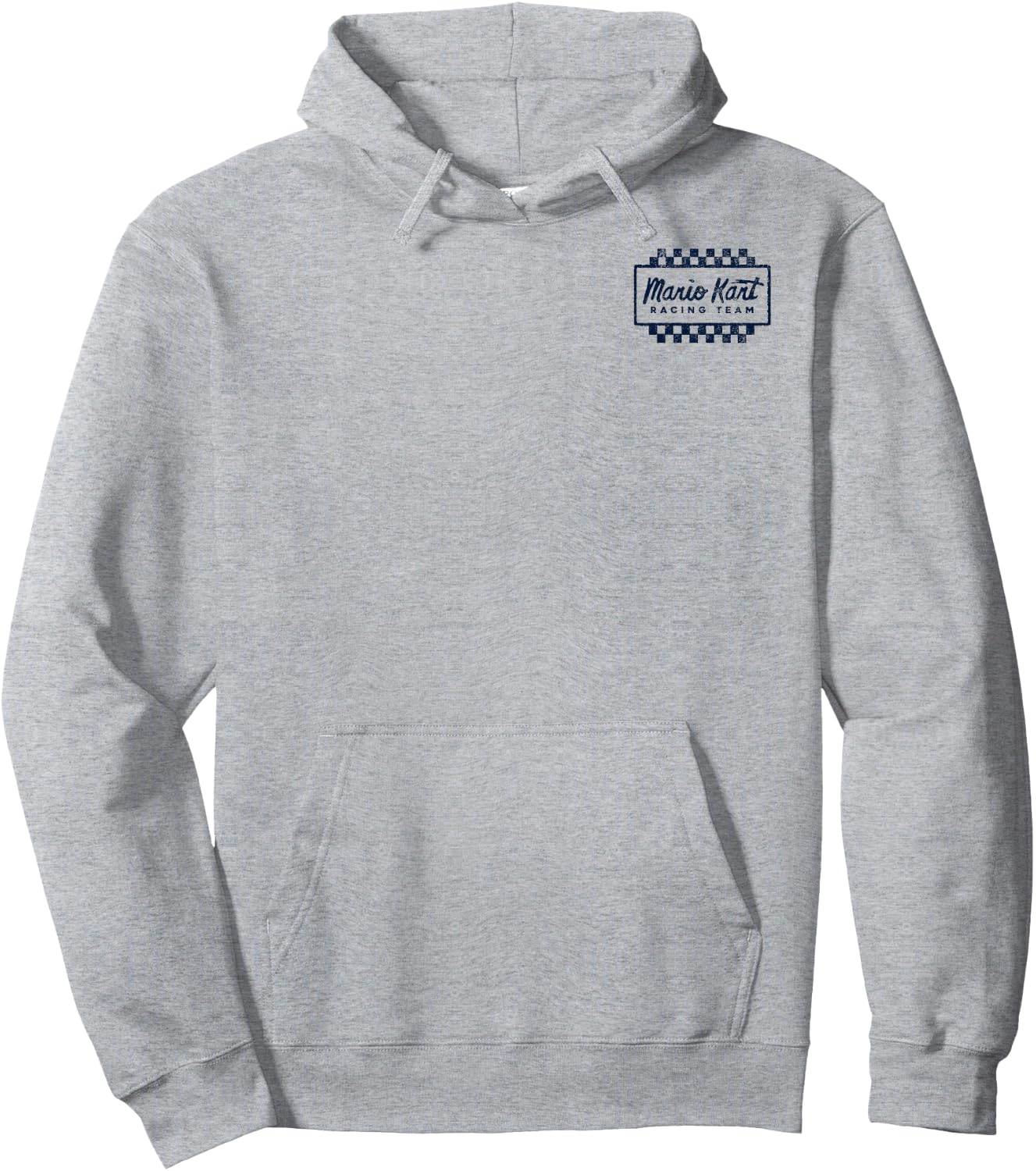 Mario Kart Racing Team Mario Drift Back Graphic Hoodie - Hoodie | Ash