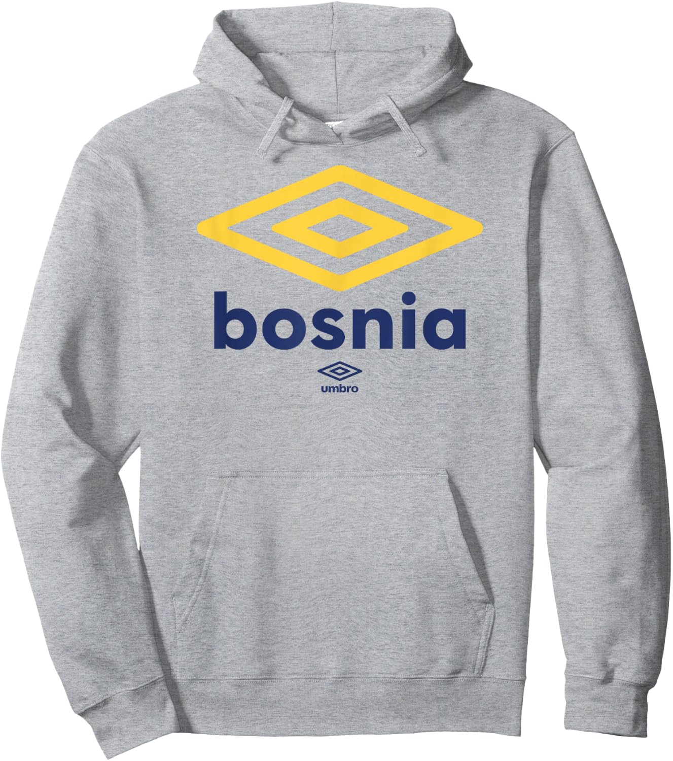 Umbro International Soccer Diamond Bosnia Logo Hoodie - Hoodie | Ash