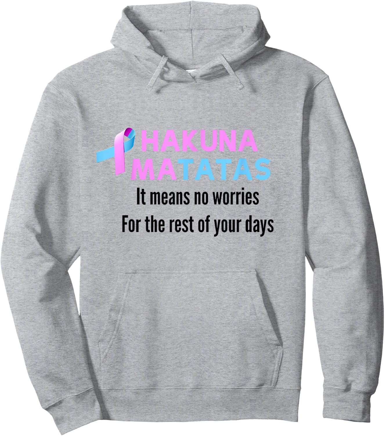 Previvor breast cancer awareness shirt Hoodie - Hoodie | Ash