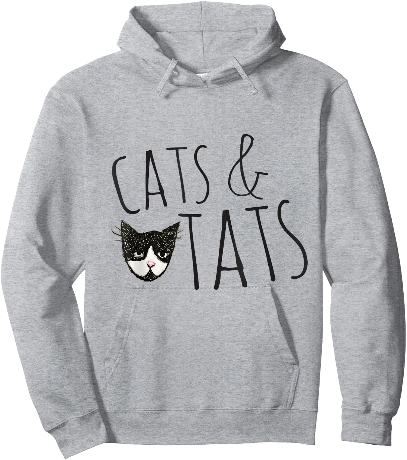 Cat Snugg Cats & Tats Cat Tattoo Lover Hoodie - Hoodie | Ash