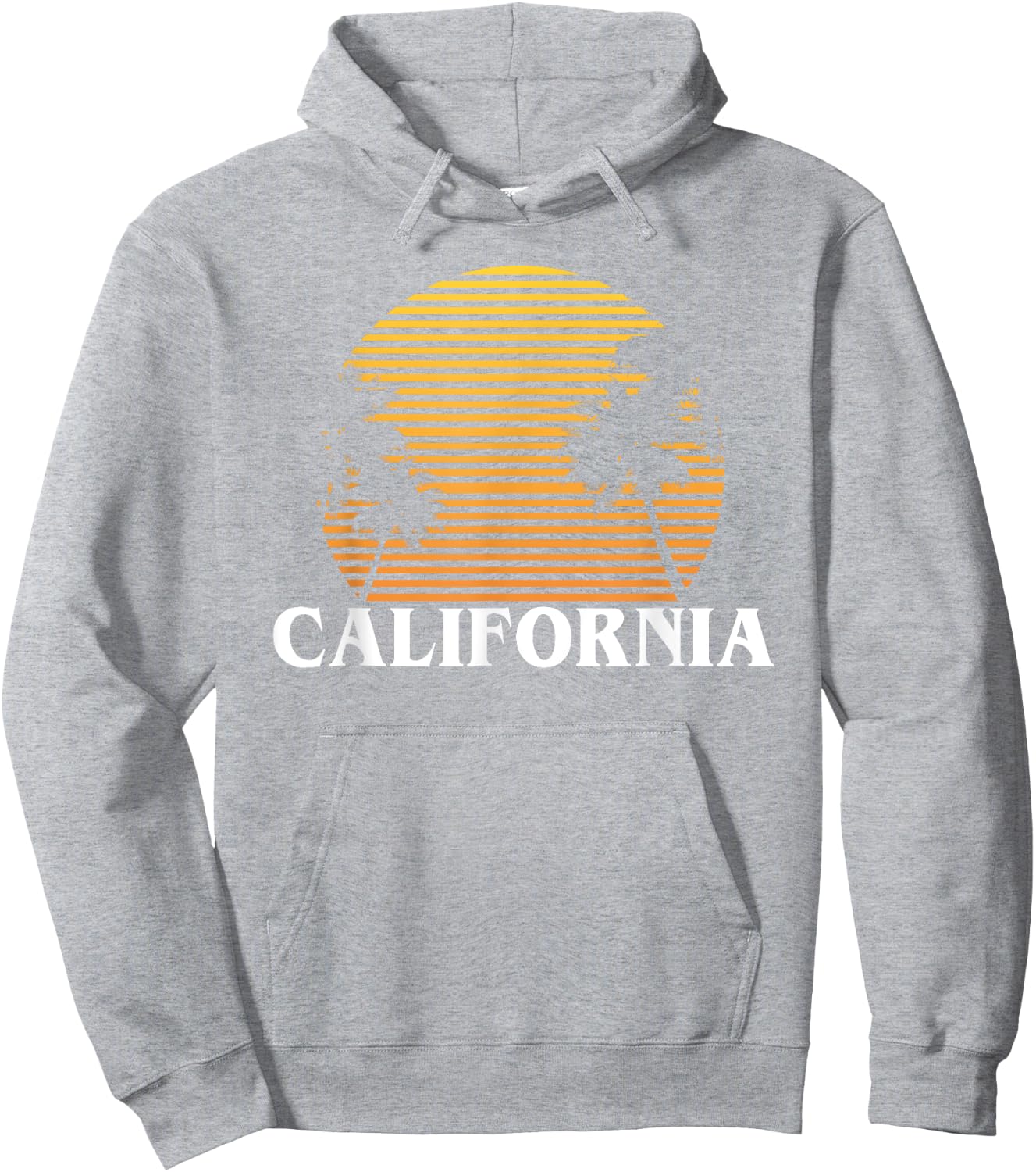 California Sun Sand and Surf Good times T Shirt Hoodie - Hoodie | Ash