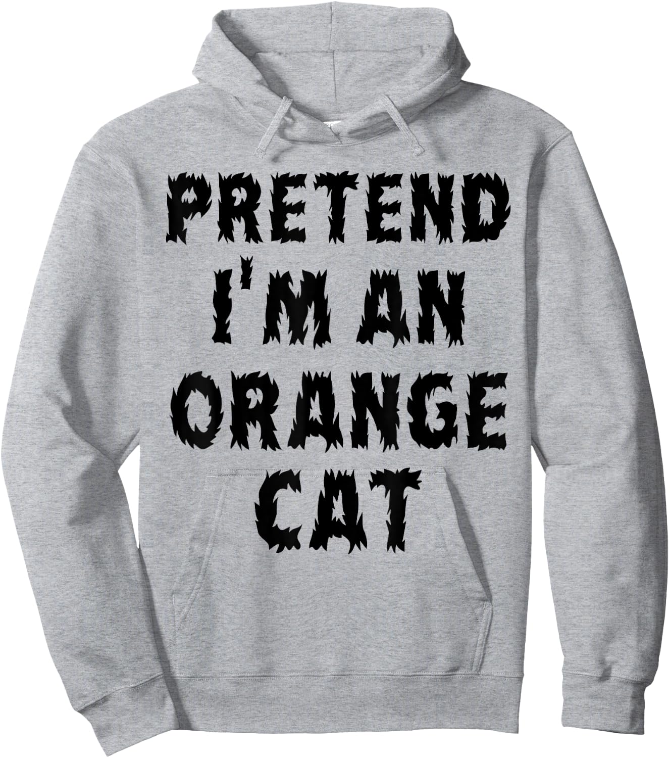 Pretend I'm An Orange Cat 2025 Women Girls Kids Hoodie - Hoodie | Ash