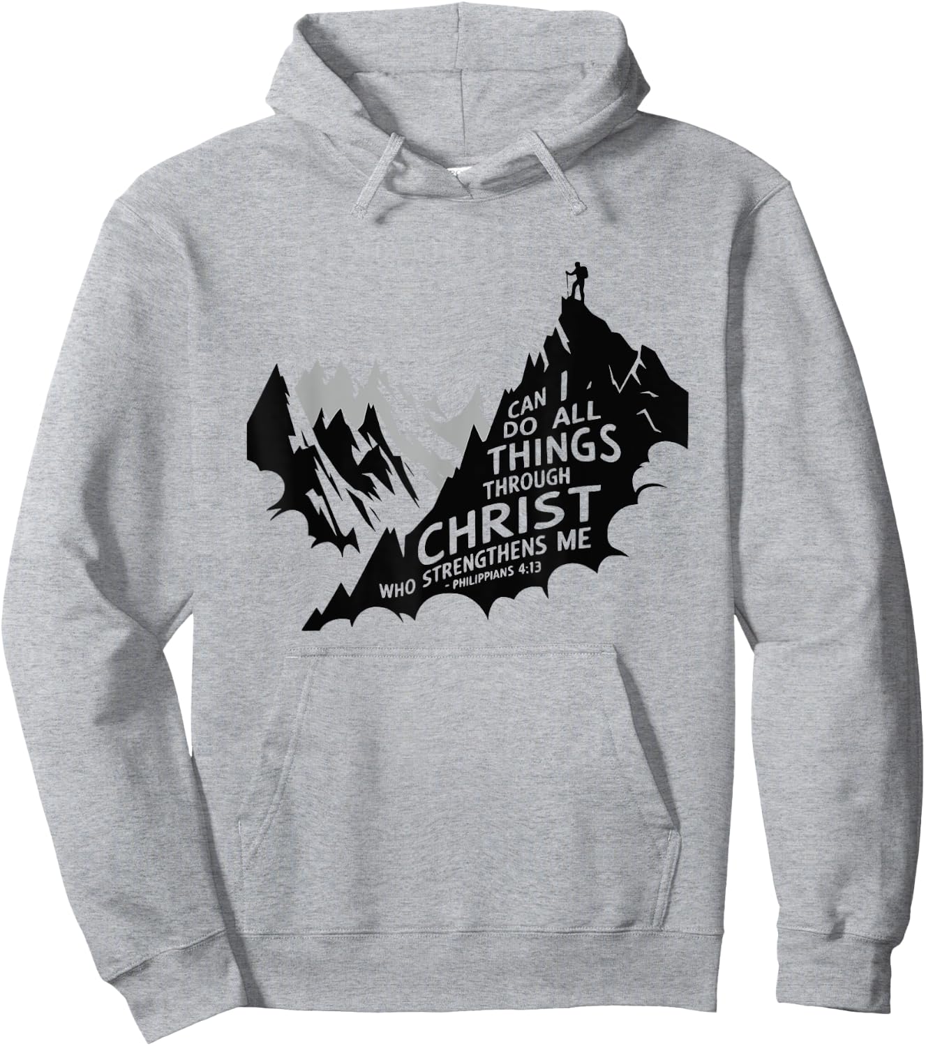 Christian I Can Do All Things Through Christ Hoodie - Hoodie | Ash