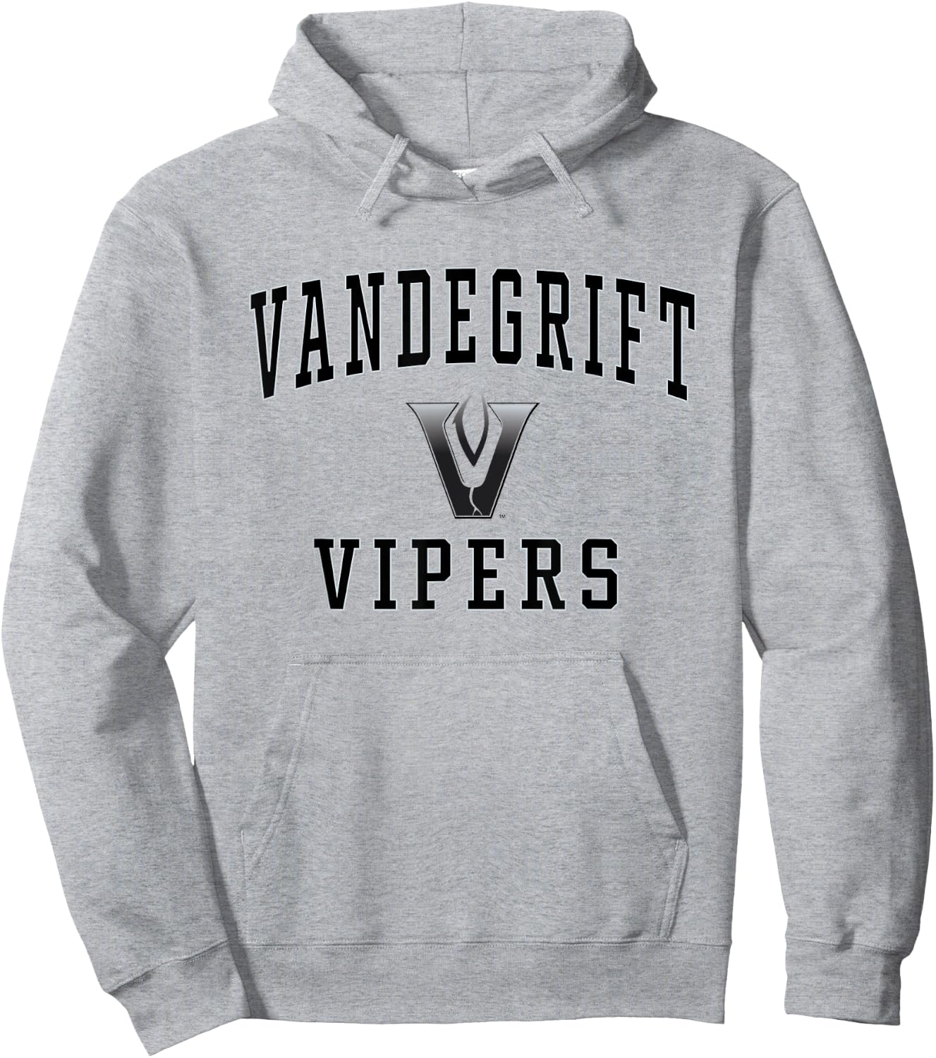 Vandegrift High School Vipers C1 Hoodie - Hoodie | Ash