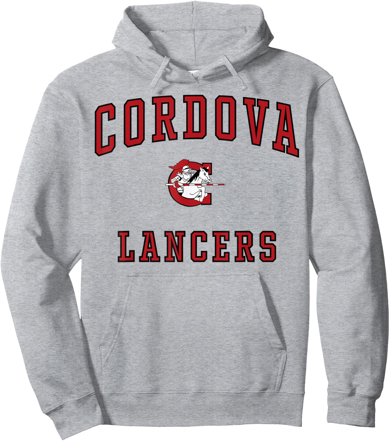 Cordova High School Lancers C1 Hoodie - Hoodie | Ash