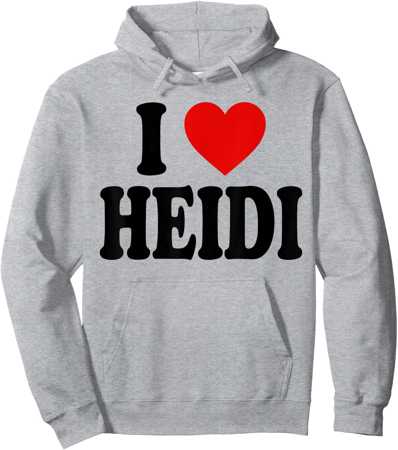 I Heart Love Heidi Hoodie - Hoodie | Ash