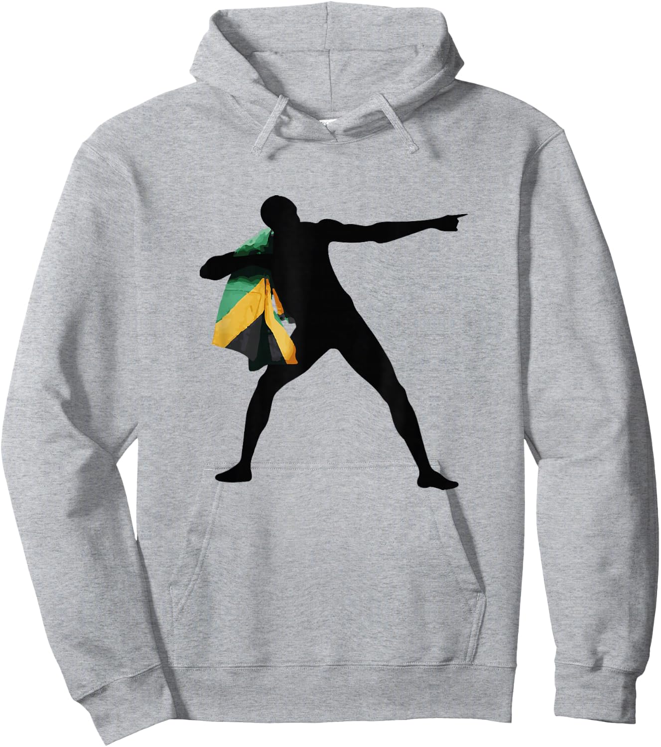 Jamaican Flag - Jamaican Roots Hoodie - Hoodie | Ash