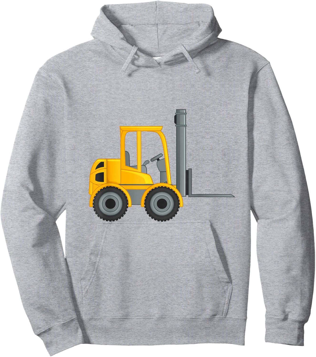 Forklift for Kids Lift Truck Hoodie - Hoodie | Ash