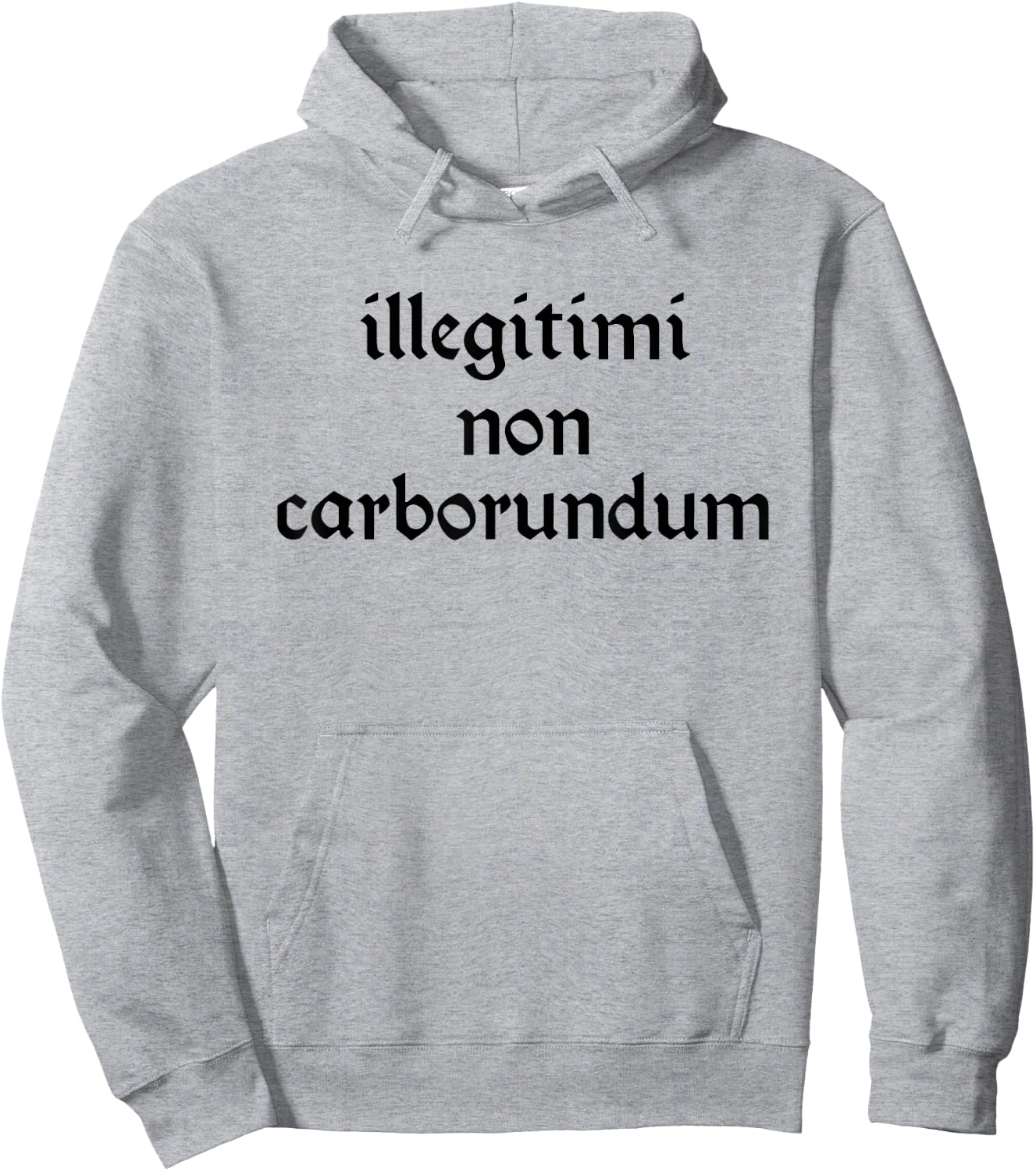 Illegitimi non Carborundum Funny sarcastic Joke Hoodie - Hoodie | Ash