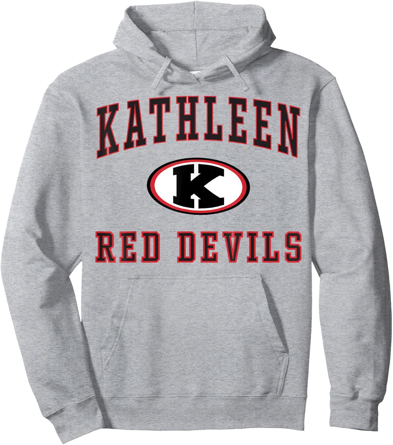 Kathleen High School Red Devils C1 Hoodie - Hoodie | Ash