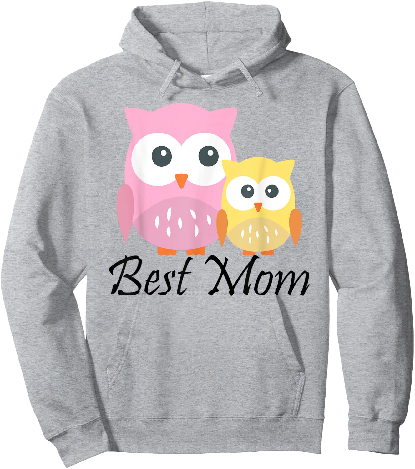 Best Mom Cute Owl Edition Mothers Day Hoodie - Hoodie | Ash