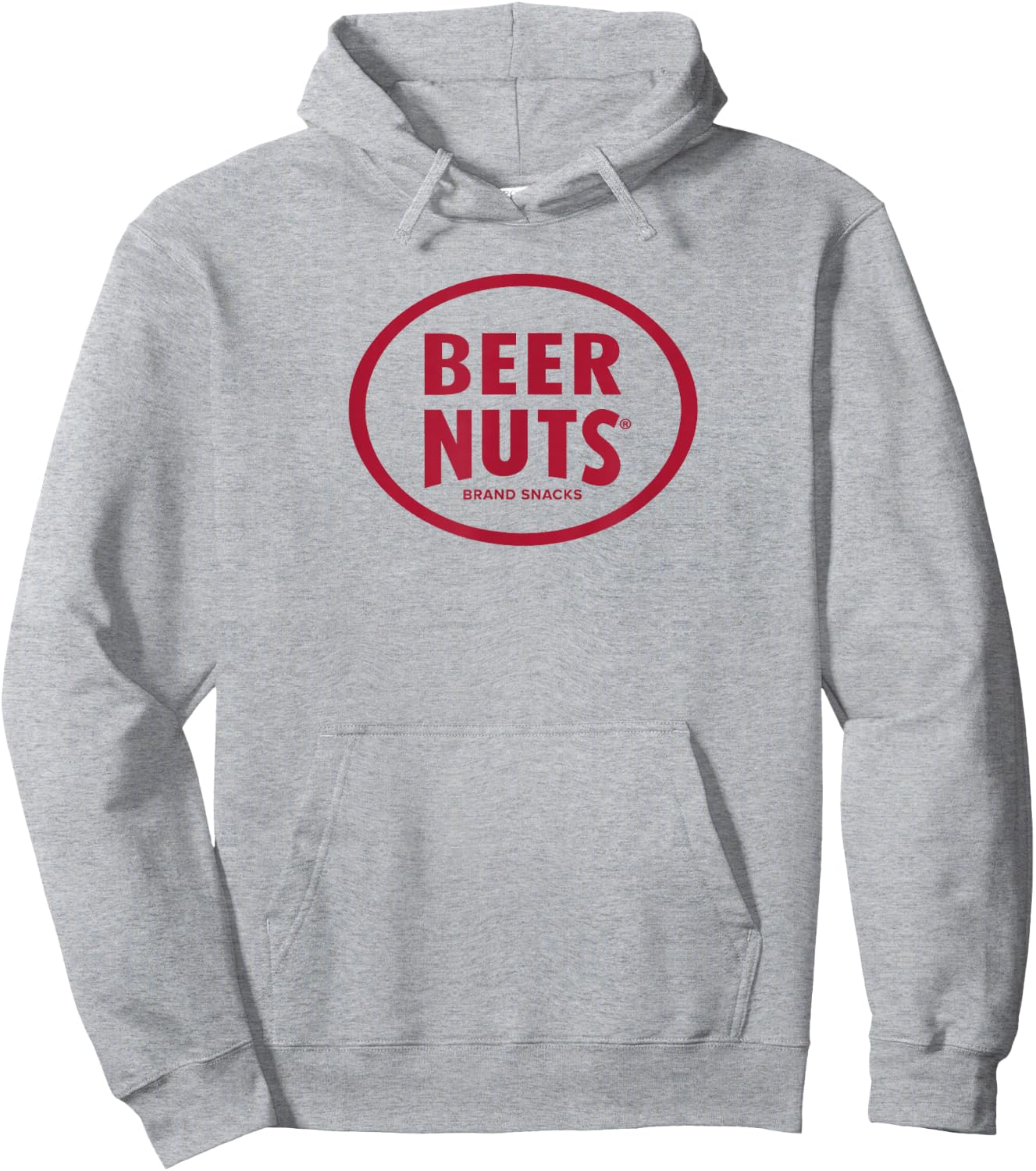 BEER NUTS | Classic Red Logo . Graphic gym Hoodie - Hoodie | Ash