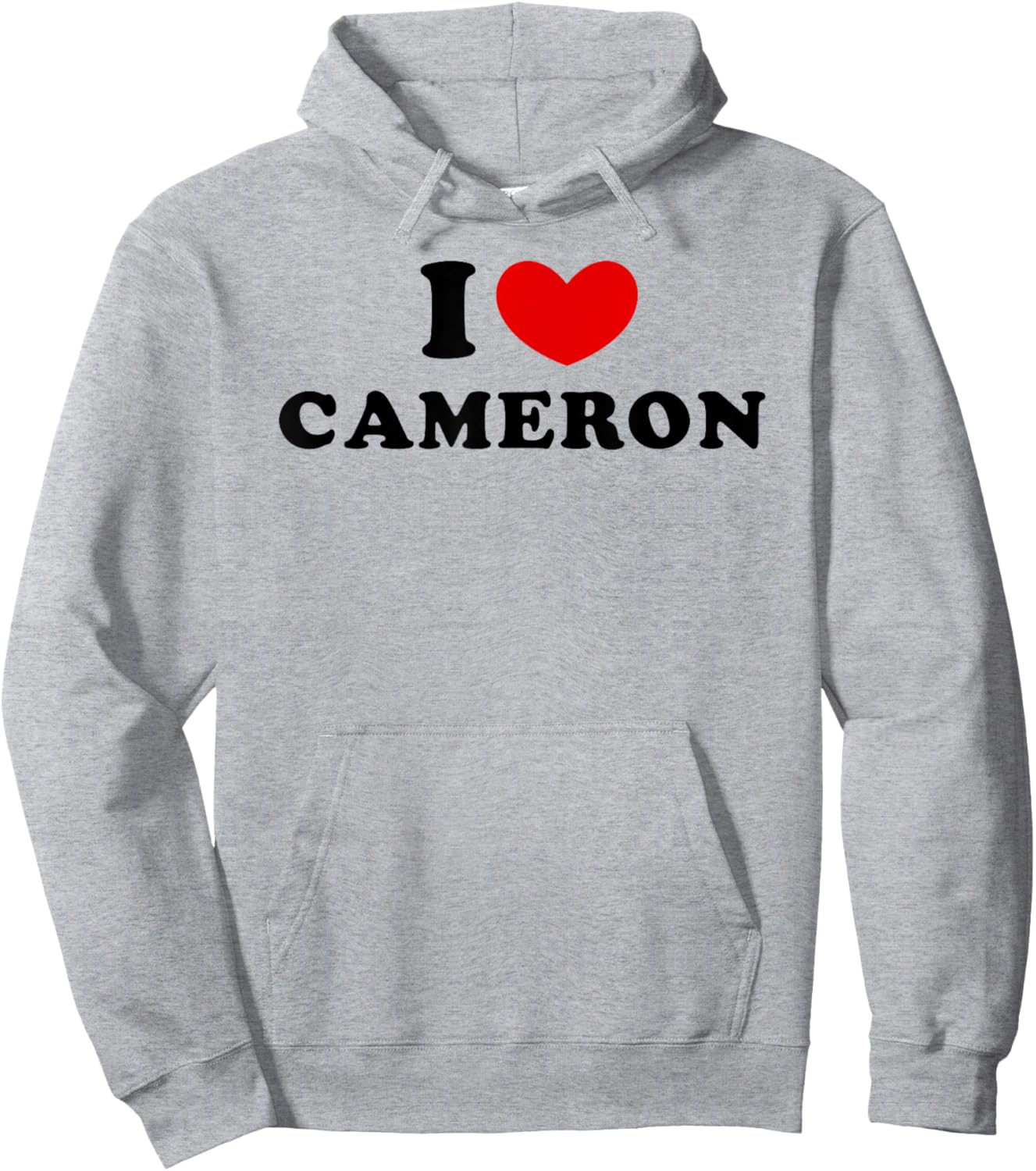 I Love Cameron, I Heart Cameron Hoodie - Hoodie | Ash