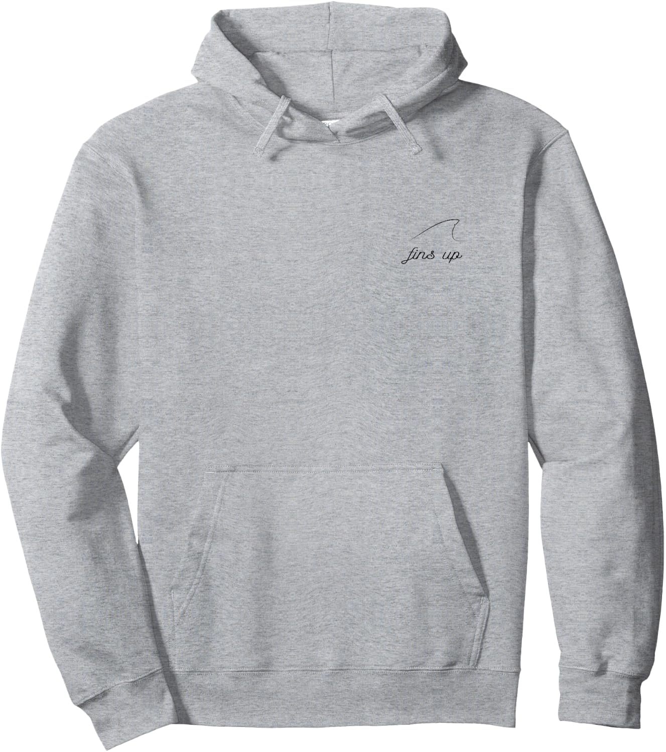 Fins up Hoodie - Hoodie | Ash
