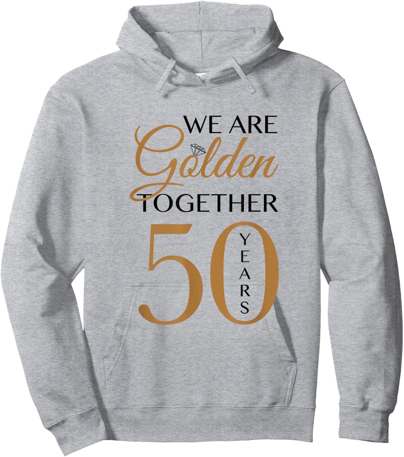 We Are Golden - 50th Wedding Anniversary Hoodie - Hoodie | Ash