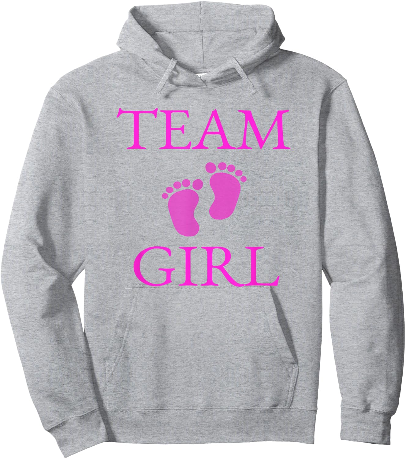 Baby Shower Gender Reveal Team Girl Pink Shirt Hoodie - Hoodie | Ash