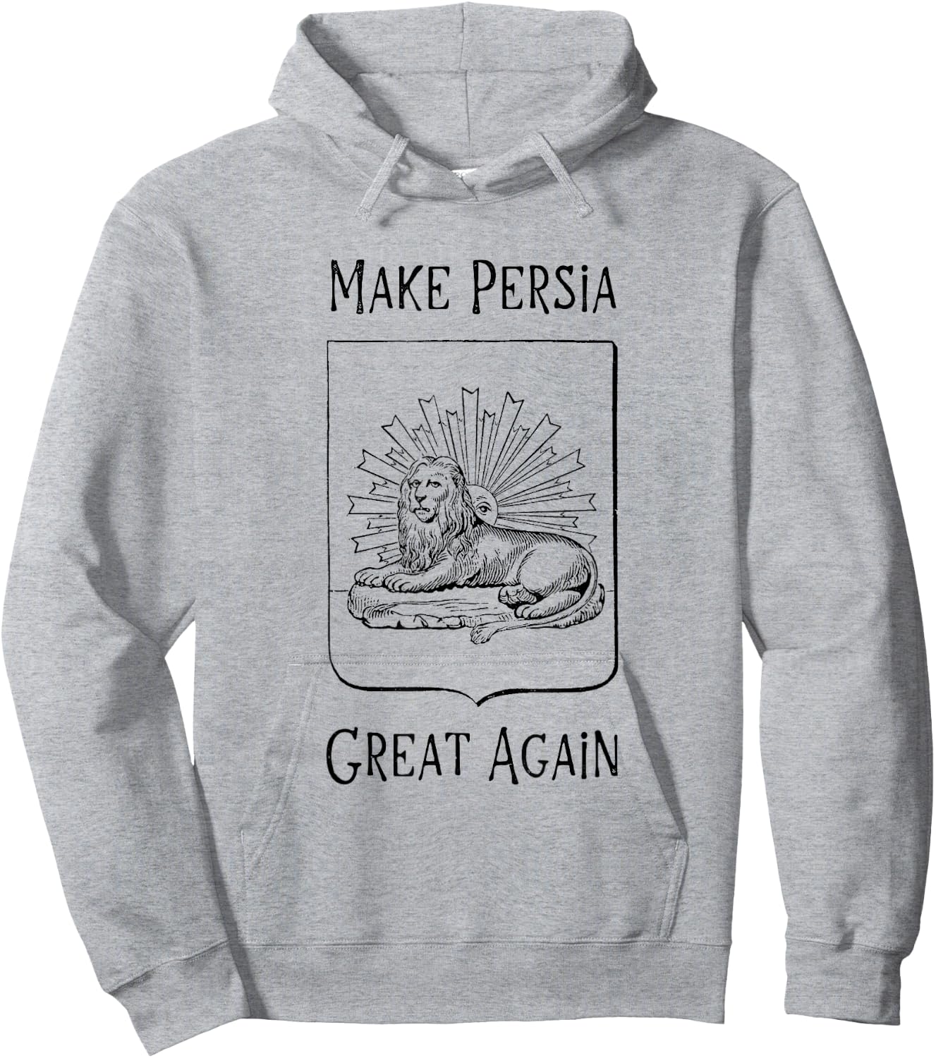 Persian Pride Nowruz Make Persia Great Again Hoodie - Hoodie | Ash