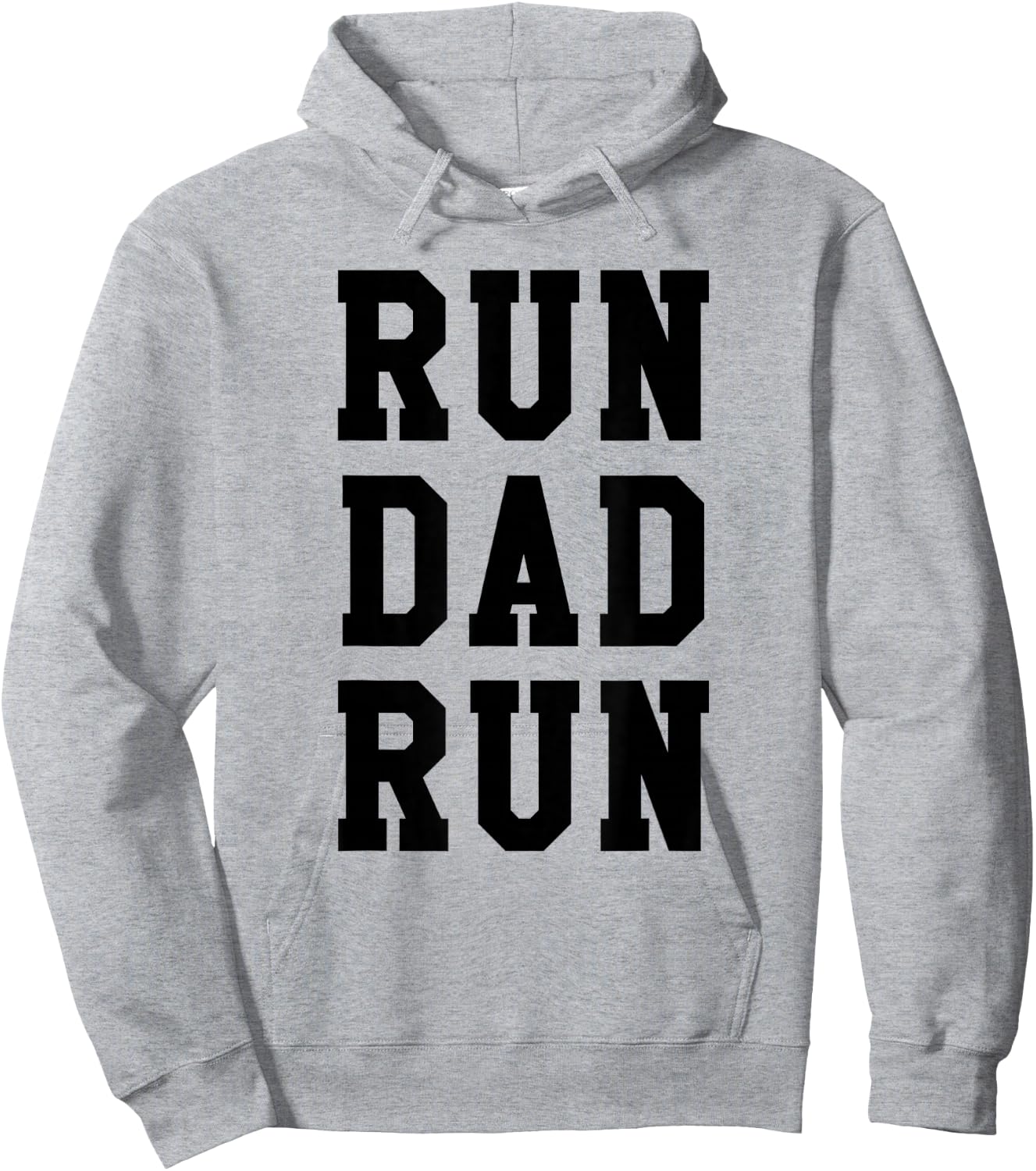 Funny Run Dad Marathon 5k Family Race Day Gift Hoodie - Hoodie | Ash