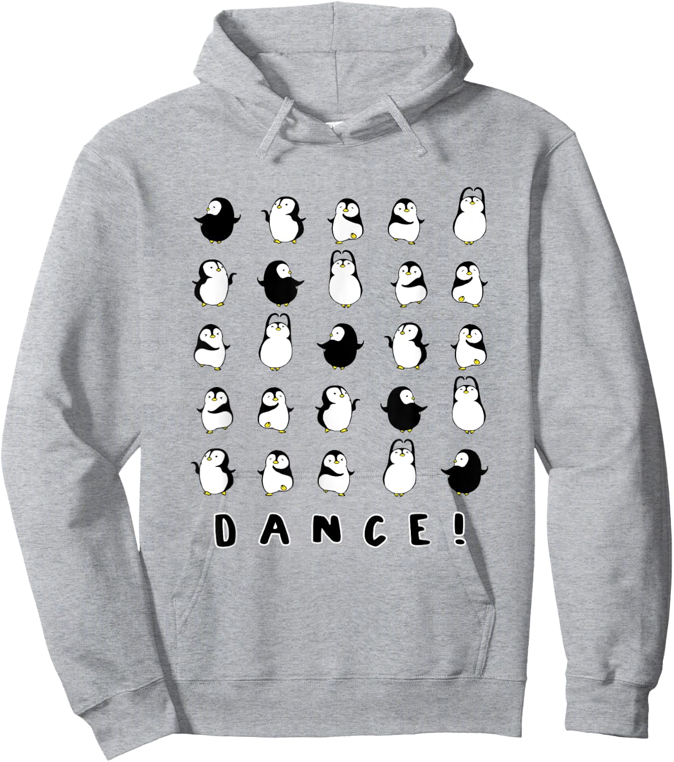 Cute Dancing Penguin Hoodie - Hoodie | Ash