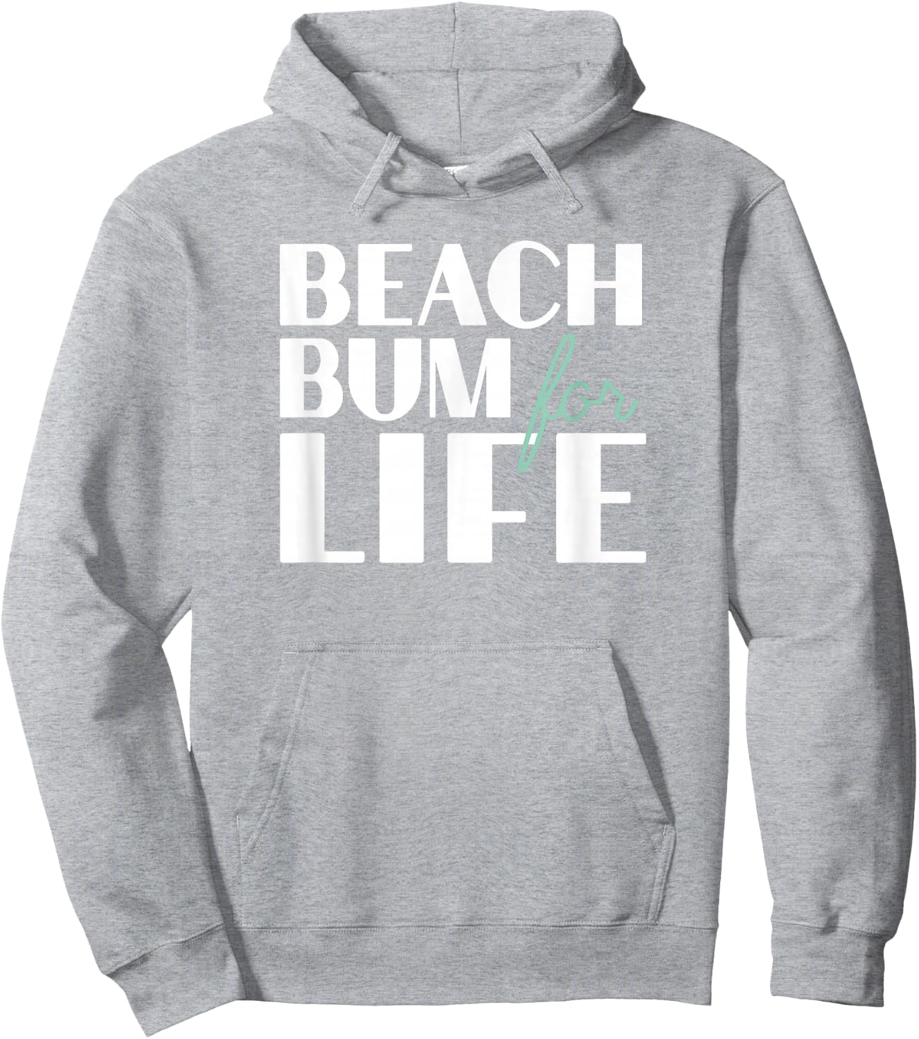 Beach Bum For Life , Gift Beach Vacations Hoodie - Hoodie | Ash
