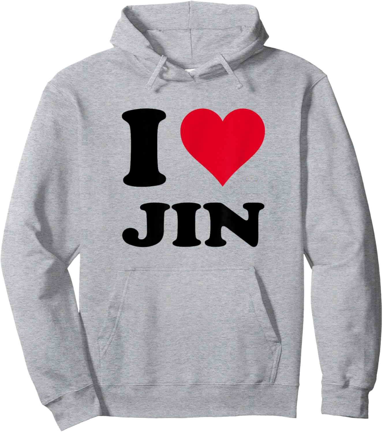 I Love Jin Hoodie - Hoodie | Ash