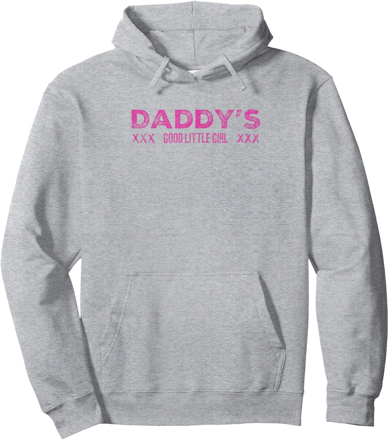 DADDY'S Good Little GIrl XXX Love Sexy Vintage Hoodie - Hoodie | Ash