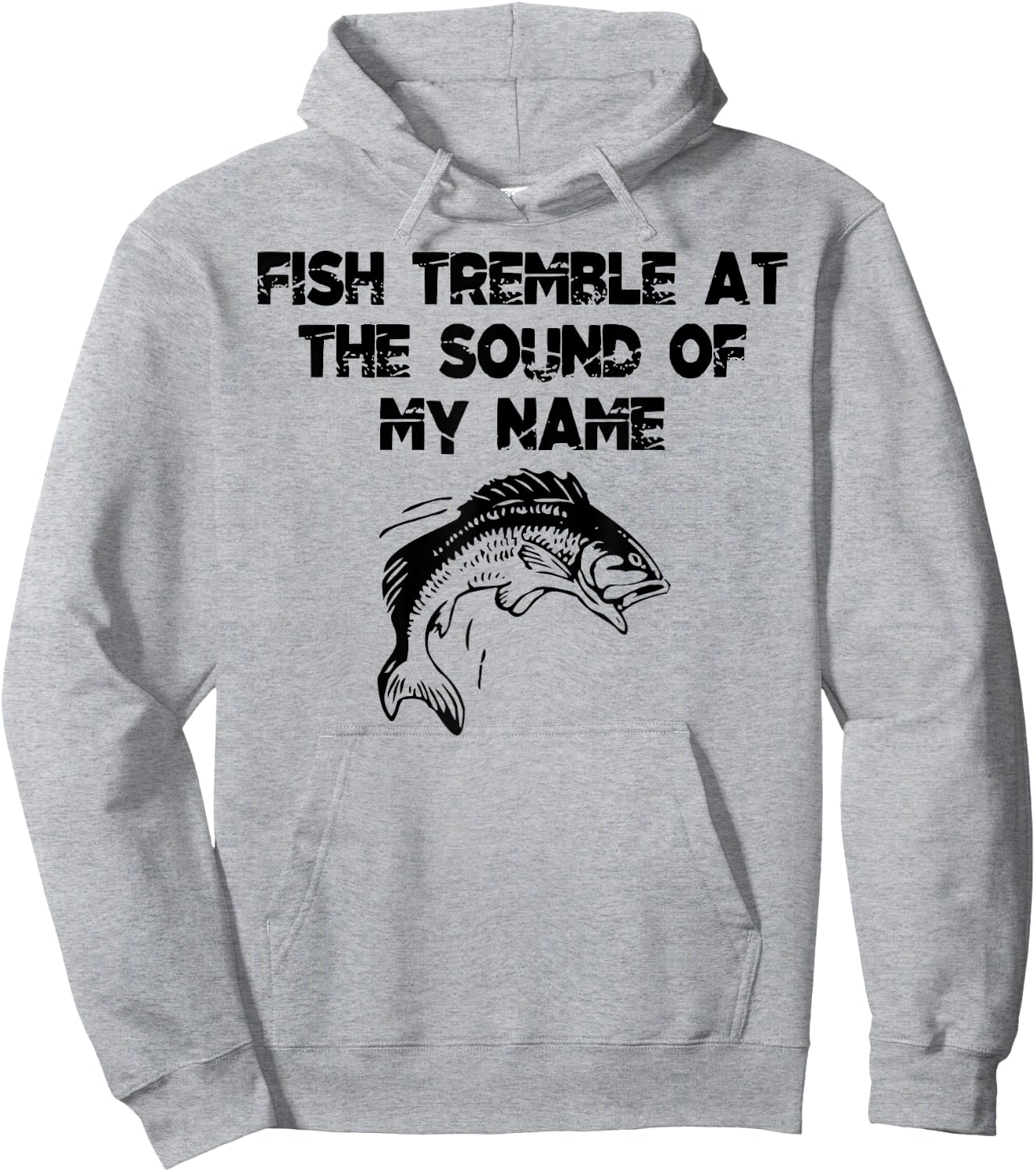 Fish Tremble At The Sound Of My Name Hoodie - Hoodie | Ash