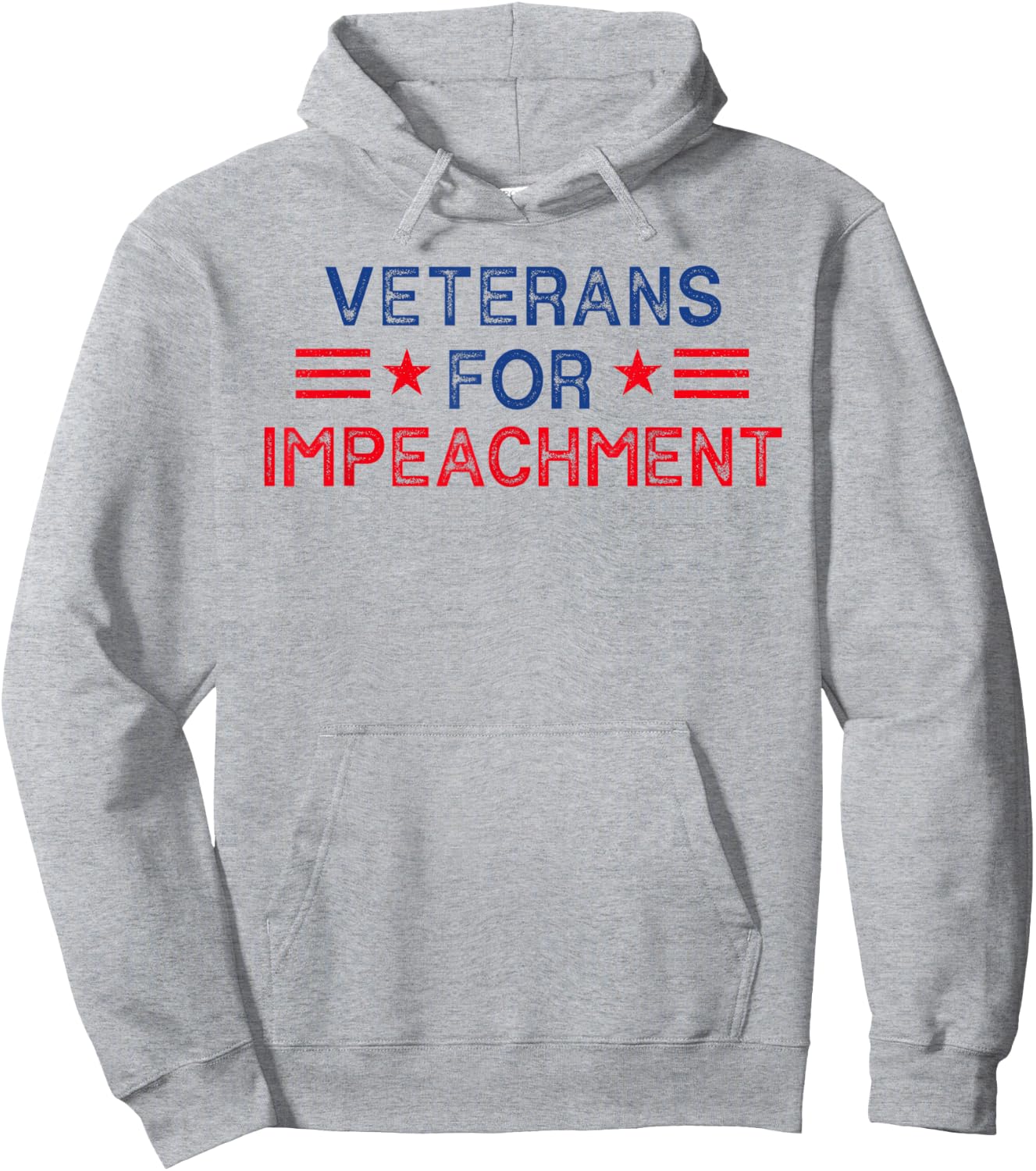 Veterans For Impeachment Vintage Hoodie - Hoodie | Ash