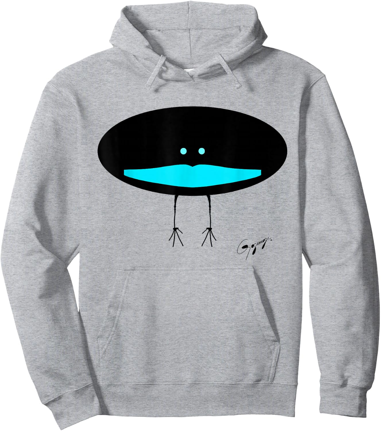 Superb Bird of Paradise Graphic by Gogimogi Hoodie - Hoodie | Ash